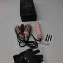 3 in 1 Rotating Hair Dryer Brush Spinning with Detachable Brush(2" & 1.5"),Negative Ionic Brush Blow Dryer 100-120V,3 Heats and 2 Speeds Rotating Hot Air Brush for Curling,Straight,Drying