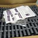 36 sq. ft Plastic Interlocking Deck Tiles, 36 Pack Patio Deck Tiles Waterproof Outdoor Flooring 12" x 12"All Weather Uses for Porch Poolside Balcony Backyard Pathway, Charcoal Gray