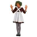 fun shack Girls Chocolate Factory Costume, Kids Chocolate Costume Kids, Girls Book Character Costumes For Girls, X-Large