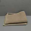 Chebet Beige Bathroom Rugs, Chenille Rubber Backed - 18"x30" Standard Sized Bath Mats for Bathroom, Non Slip, Absorbent, Quick Dry, Washable - Thin Bath Rugs for Tub and Shower 2