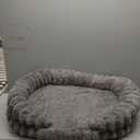 BALANCE Calming Dog Bed for Large Sized Dogs, 36 Inches Oval Washable Pet Bed with Sides, Orthopedic Pet Couch Sofa with Non-Slip Bottom, Oatmeal