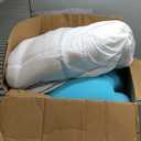 MASVIS Queen Size Dual Layer 4 Inch Memory Foam Mattress Topper, 2 Inch Gel Memory Foam and 2 Inch Cooling Pillow Top Mattress Pad Cover for Back Pain, Medium Support