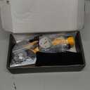 Cordless Electric Scissors: 4V Rechargeable Cardboard Cutter, 3 Blades, Safety Lock & LED Light, Box Cutter for Carton Carpet Plastic Fabric Leather(Yellow