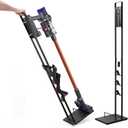 Vacuum Stand for Dyson V15 V11 V10 V8 V7 V6,Stable Metal Bracket Stand Holder Storage for Dyson Handheld DC30 DC31 DC34 DC35 DC58 DC59 DC62 DC74 Cordless Vacuum Cleaners Attachments and Accessories (Black)