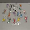20 Pcs Beadable Keychains Bulk Kit  DIY Keychain Making Supplies with Metal Blanks for Crafts, Jewelry, Charms, Custom Projects  Blank Chain Bars for Beaded Keychain Design (Colourful)