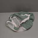 Blissful Diary Baby Car Seat Cover, Extra Large Mesh Window, Breathable Muslin Cotton, Infant Windproof Canopy, Must-Have Baby Gift - Roman Green