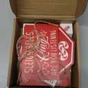 Mifoci 14 Pcs Christmas Tiered Tray Decor Rustic Christmas Decorations Snowman Santa Candy Wood Sign Xmas Table Tiered Tray Winter Farmhouse Rustic Table Decor for New Year Home Shelf Tabletop