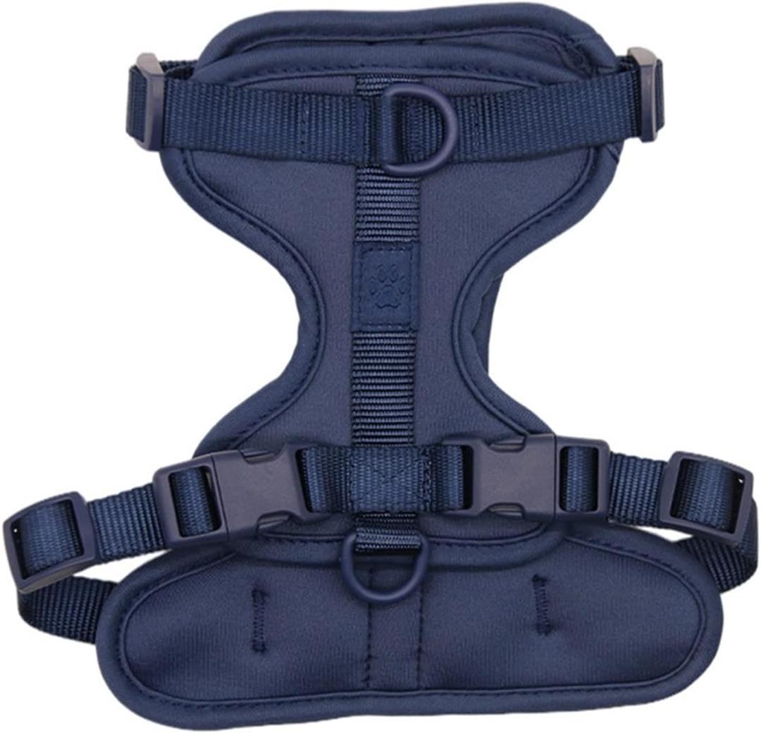 Breathable, Lightweight Dog Harness, Adjustable Pet Chest Strap, Outdoor Walking, Training, Pet Harness for Dogs (Colour: Dark Blue, Size: L)