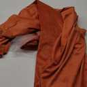 BGment Terracotta Velvet Curtains 84 Inches Fall Decor, Luxury Thick Velvet Blackout Super Soft Curtains & Drapes with Back Tab and Rod Pocket for Living Room, Set of 2 Window Panels, 52 x 84 Inch