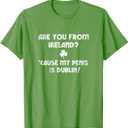Funny st Patty's Day Inappropriate Pick up line Joke Shirt, Size Small