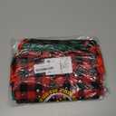 12 PCS Burlap Christmas Drawstring Gift Bags, 10x12in Buffalo Plaid Xmas Gift Bags w/ Tags, Cotton Fabric Goody Gift Treat Bags Xmas Sacks Medium Reusable Gift Wrapping Bags for Holiday Party Favors (Red Black & Green Black)