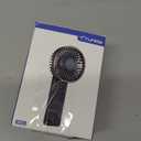 Portable Handheld Fan, Portable Fan Rechargeable, 4000mAh, 180 Adjustable, 6 Speed Wind, Display Electricity in Real Time, USB Rechargeable Foldable F an, Quiet Personal Fan as Power Bank (Black)