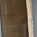 Yaheetech Dining Chairs Set of 2 Modern Kitchen Chairs with Fabric Upholstered Seat and Solid Wood Legs for Home Kitchen, Beige