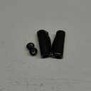 Bike Grips 2PCS 90mm Length Bike Handlebar Grips Short Mini Bicycle Handlebar Grips Two-Color Rubber Ergonomic Design (Hand-Sewn ATF Leather(Black 90mm))