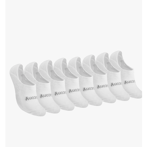 Saucony Women's No Show Cushioned Invisible Liner Socks, L (8 Pairs)