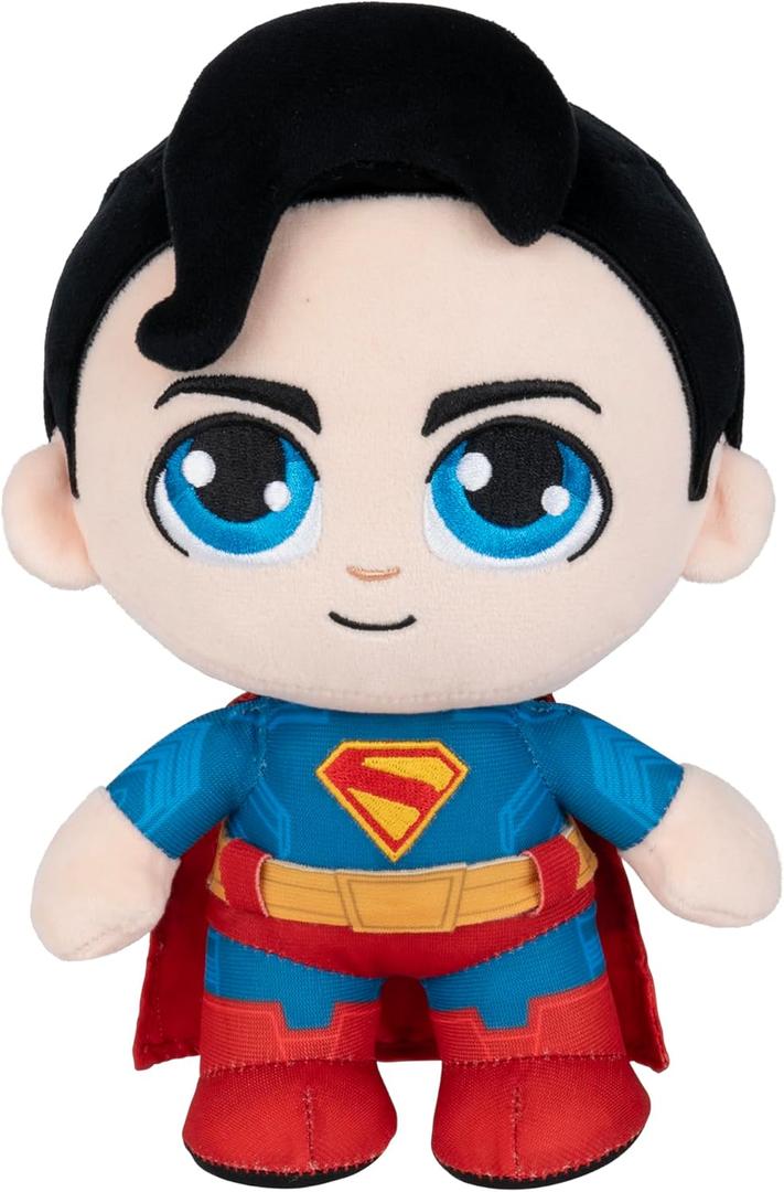 Jazwares DC Superman Legacy Superman Plush - 8-Inch Stuffed Collectible Superhero Toy from Warner Bros. DC - Officially Licensed - Ages 3+