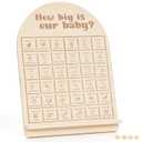 Pregnancy Tracker Board – Weekly Baby Size in Fruits & Veggies, Congratulations Pregnancy Gifts for Expecting Mom, Expecting Parents-to-Be, Baby Countdown, Mom-to-Be Gift for Pregnant Women or Couple