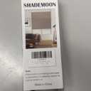 SHADEMOON Blackout Cordless Roller Shades for Windows,Free-Stop System Blind with Valance,Pull Down Room Darkening Indoor Shades,Thermal Insulated UV Blocking Fabric,Home Office(Grey,32" W x 72" H)