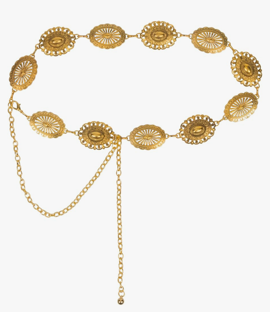 Western Belts for Woman-Cowgirl-Cowboy-Country-Chain-Belt