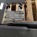 Manhattan Comfort Fortress Textured Metal 31.5" Garage Mobile Chest with 3 Full Extension Drawers in Charcoal Grey