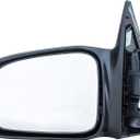 Dependable Direct Driver Side Mirror Fits with Honda Civic (Sedan Only) LX (2001 2002 2003 2004 2005) Unpainted Non-Heated Non-Folding Power-Operated Left Side Door Mirror Replacement - HO1320141