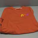 Halloween Sweatshirt for Women Witch Graphic Sweatshirts Spooky Season Crewneck Fall Pullover Tops, M, Orange