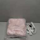 MAXEVE Heated Blanket Electric Throw 50"x60" Faux Rabbit Fur Blankets with 6 Heating Sets & 12 Hours Auto Off, Warm Gifts for Grandma Wife, ETL Certification (Pink)