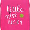 Pink Cotton Dog Shirt with 'Little Miss Lucky' Print, Soft & Breathable Pet Apparel for Dogs, All-Season Sleeveless Vest, Cute and Comfortable Dog Outfit.Pink Four-Leaf Clover 4XL