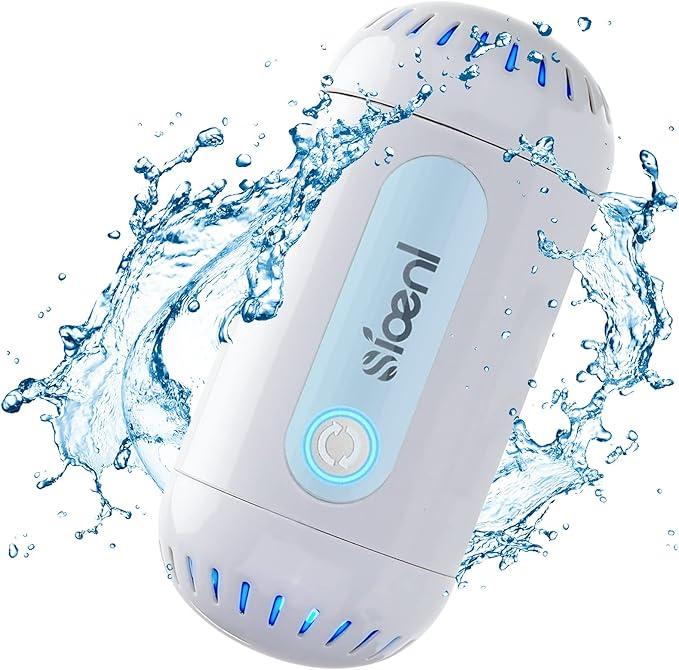 Fruit and Vegetable Washing Machine - Dual-Core Fruit Cleaner Device in Water, Kitchen Gadgets Capsule Pesticide Purifier with OH-ion Purification Technology for Deeply Clean