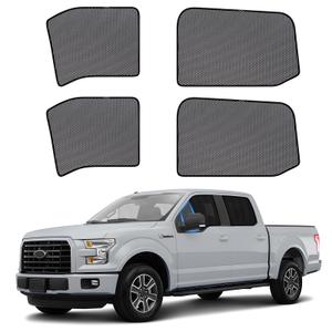 ZATOOTO Ford F-150 Car Window Shades 2015-2020, Mesh Screen for Camping