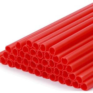 2 x 50PCS Heart Shaped Red Straws, Reusable Drinking Straws for Cocktail, Birthday Party, Bridal Shower, Wedding Supplies, Valentine Party Decorations