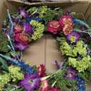 Nearly Natural 20in. Artificial Veranda Garden Wreath