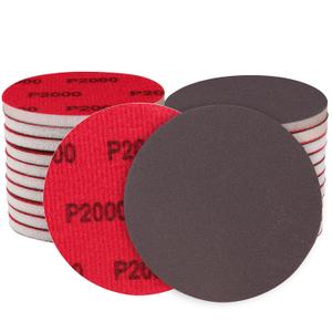 12Pcs 6 Inch Hook and Loop Sanding Sponge Discs 2000 Grit Wet Dry Sanding Pads, Foam Sandpaper for Random Orbital Sander, Curved Surface Large-Area Sanding Polishing for Metal Wood Automotive
