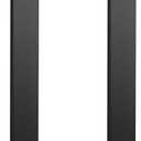 Shower Door Hooks(10 Inch),Extended Over Door Hooks for Bathroom Frameless Glass Shower Door,Stainless Steel Towel Hooks,Heavy Duty Rack Hooks for Robe,Towel-2 Pack-Black