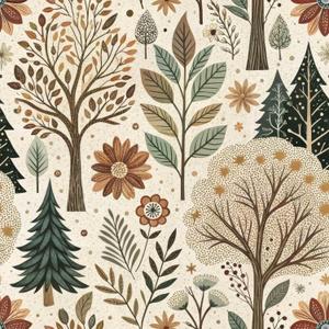 Tree Peel and Stick Wallpaper, Forest Wallpaper for Home Decor | 17.7" x 236", Self-Adhesive, Waterproof Vinyl