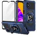 Ailiber Case for Samsung Galaxy Xcover 6 Pro, Xcover 6 Pro Case with Screen Protector, Military Grade Shockproof with Screen Protector, Ring Stand & Magnetic Car Mount - Blue