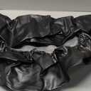 Black Spare Tire Cover with Backup Camera Hole for Ford Bronco and Jeep Wrangler JL, Sport Sahara Rubicon 
2018-2025
, (L: 255/60R19, 265/75R15)