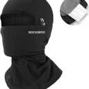 ROCKBROS Balaclava Ski Mask for Men Cold Weather Scarf Windproof Thermal Winter Neck Warmer Hood for Cycling Hiking (One Size, Black 2)