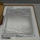 FENNIO Vanity Mirror with Lights, 12" x 16" Lighted Makeup Mirror with Smart Touch Control, 3 Color Modes & Brightness Adjustable, LED Makeup Mirror with 10X Magnification, 360° Rotation for Bedroom