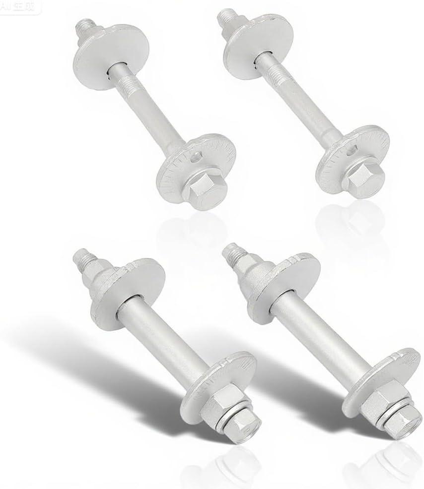 Lower Control Arm Adjust Bolt Kit for 4Runner 2003-2009 Front Alignment Camber Toe Adjustment Bolts for Fj Cruiser 2007-2010 Tacoma 2005-2016 48409-60020 48190-60020