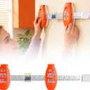 Level Ruler Picture Hanging Tool with Built-in Level – Precision Frame Alignment Tool for Wall Decor, Easy & Accurate Hanging Guide for Photos, Artwork & Mirrors