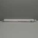 Shower Door Support Bar, 15.74 Inch (400mm) Long Stainleess Steel Rod to Fix Glass Door to Wall, for 1/4"(6mm), 5/16"(8mm), 3/8"(10mm) Frameless Glass Panel, Chrome (Fixed length 400mm, unspecified end)