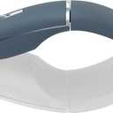 Bluetooth Arc Travel Mouse - BT & USB Wireless Dual Mode, Rechargeable Slim Rotatable Portable, 3-Speed DPI, Silent Computer Mouse for Microsoft Laptop PC Chromebook Tablet - Sapphire Blue