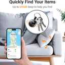 2026 New Air Tracker Tags-4 Pack Compatible with Apple Find My (iOS Only), Bluetooth Tracker Smart Tag Waterproof Key Finder Item Locator Worldwide Tracking for Keys, Wallet, Luggage, Pets