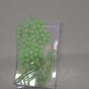 4 x FUSIGO Fishing Double Rattle Beads, 35pcs Catfish Rattles Bells Portable Plastic Fishing Beads Catfish Rig Rattles Attractor Tackle Accessories for Catfish Bass Pompano (Green Luminous- 35pcs)