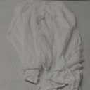 Minibee Women's Wide Leg Pants Loose Layer Capris Palazzo Elastic Waist Trousers (Medium, White)