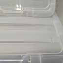 IRIS USA 72 QT Plastic Storage Box with Lid and Latches - 4 Pack - BPA-Free, See-Through Organizing Solution, Durable Nestable Stackable Containers, Secure Pull Handle - Clear