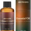 AROMADD AROMADD Bergamot Coastal Diffuser Oil Inspired by Luxury Hotel Scent 3.38 Fl Oz (100ml), Aroma Diffuser & Hotel Fragrance Diffuser Oil, Essential Oil Diffuser for Aromatherapy, Long-Lasting