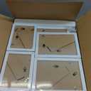 Egofine Picture Frame Set 10 Pack, Picture Frames Collage Wall Decor with Two 12x16,Two 11x14,Two 5x7,Two 4x6,Two 4x4 for Wall and Tabletop, Made of Solid Wood, Covered by Plexiglass, White