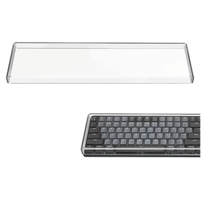 GEEKRIA Full Size Keyboard Dust Cover, Clear Acrylic Keypads Cover for 104 Keys Computer Mechanical Keyboard, Compatible with Logitech MX Mechanical Wireless Illuminated Performance Keyboard